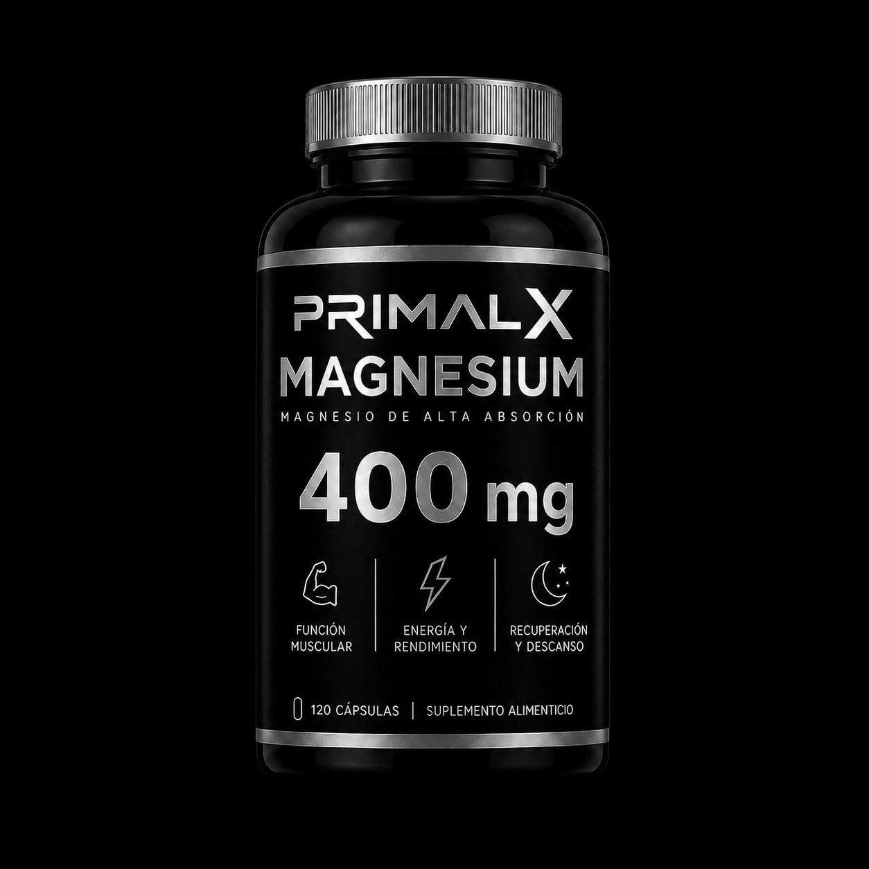 Magnesio 400mg 120 capsulas
