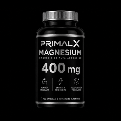 Magnesio 400mg 120 capsulas