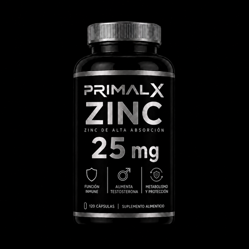 Zinc 25mg 120 capsulas
