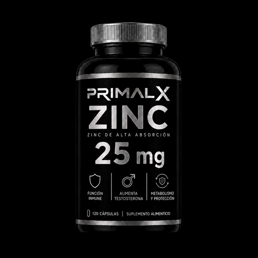 Zinc 25mg 120 capsulas