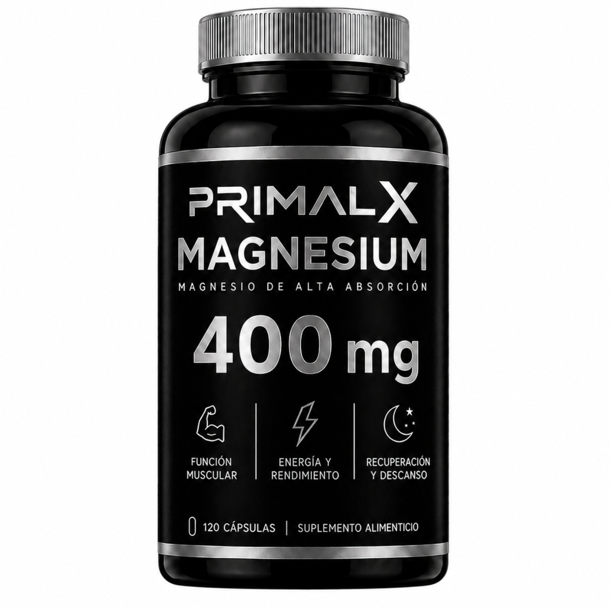Magnesio 400mg 120 capsulas