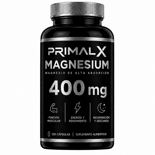 Magnesio 400mg 120 capsulas